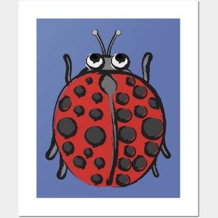 Happy Ladybug Posters and Art